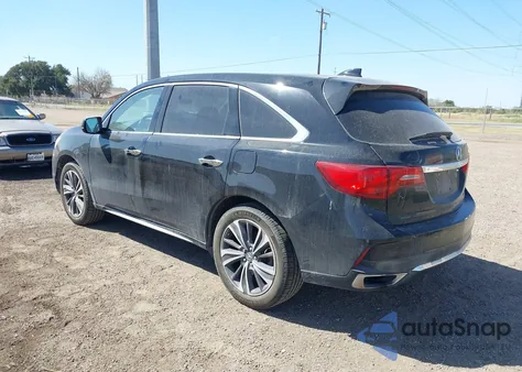 2020 Acura Mdx Technology Package z USA, uszkodzony, nr VIN 5J8YD3H52LL001616